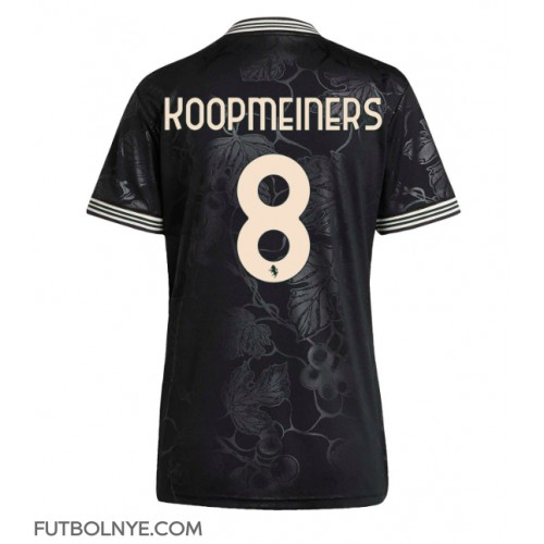 Camiseta Juventus Teun Koopmeiners #8 Tercera Equipación para mujer 2025-26 manga corta